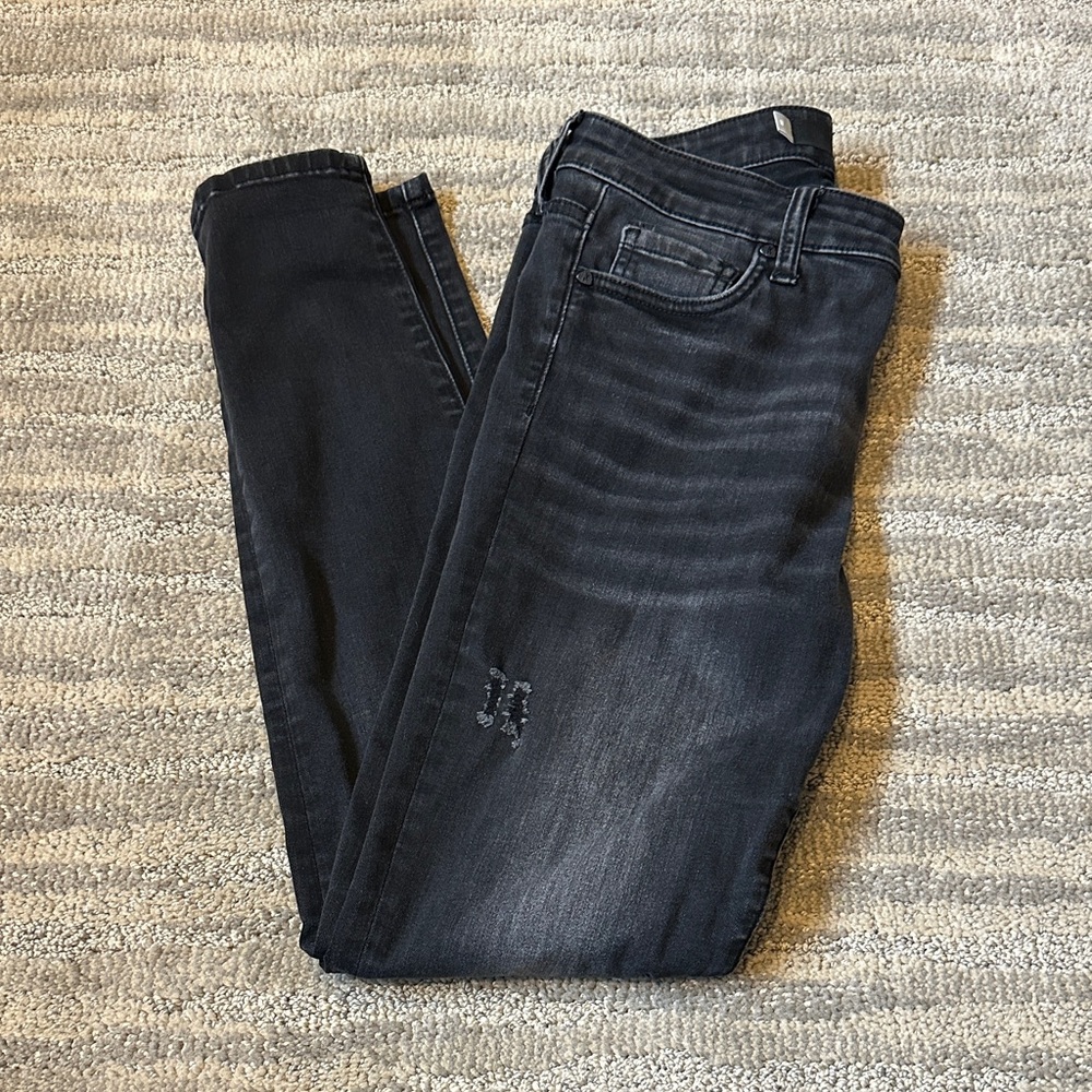 Kut from the Kloth Black Button-Fly Jeans